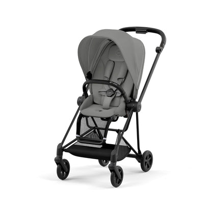 עגלת תינוק Mios 3 Mirage Grey עם שלדה שחור מט