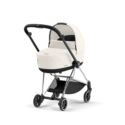 עגלת תינוק Mios 3 Off White עם שלדה כרום שחור