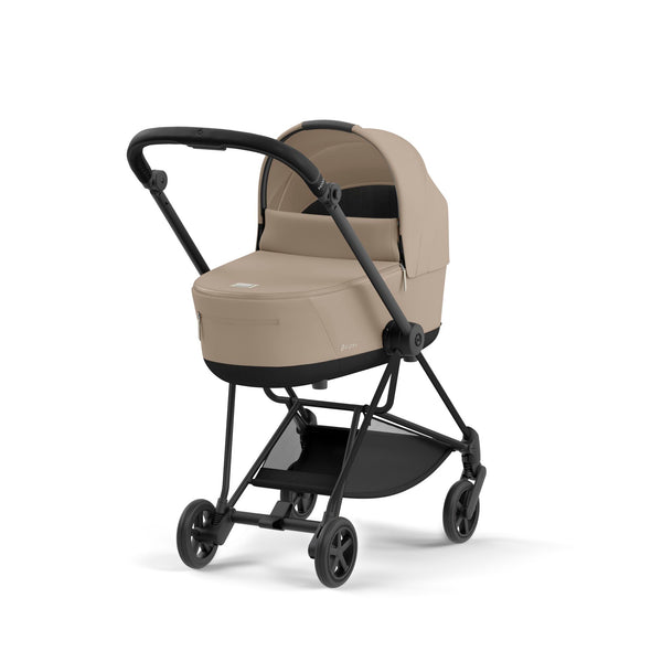 עגלת תינוק Mios 3 Cozy Beige עם שלדה שחור מט