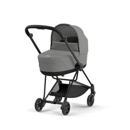 עגלת תינוק Mios 3 Mirage Grey עם שלדה שחור מט