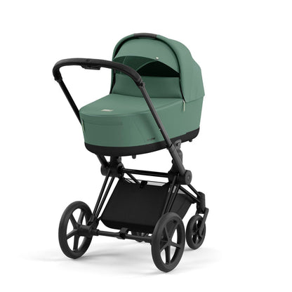 עגלת תינוק Priam 4 Leaf Green עם שלדה שחור מט