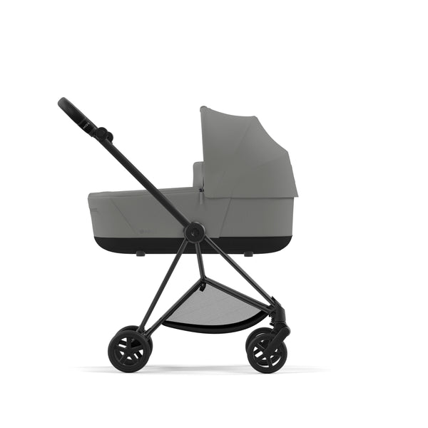 עגלת תינוק Mios 3 Mirage Grey עם שלדה שחור מט