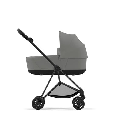 עגלת תינוק Mios 3 Mirage Grey עם שלדה שחור מט