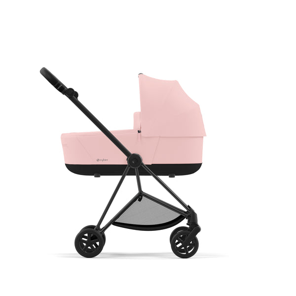 עגלת תינוק Mios 3 Peach Pink עם שלדה שחור מט