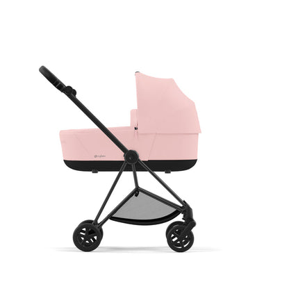 עגלת תינוק Mios 3 Peach Pink עם שלדה שחור מט
