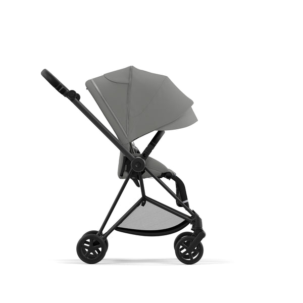 עגלת תינוק Mios 3 Mirage Grey עם שלדה שחור מט