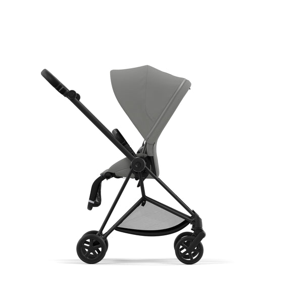 עגלת תינוק Mios 3 Mirage Grey עם שלדה שחור מט