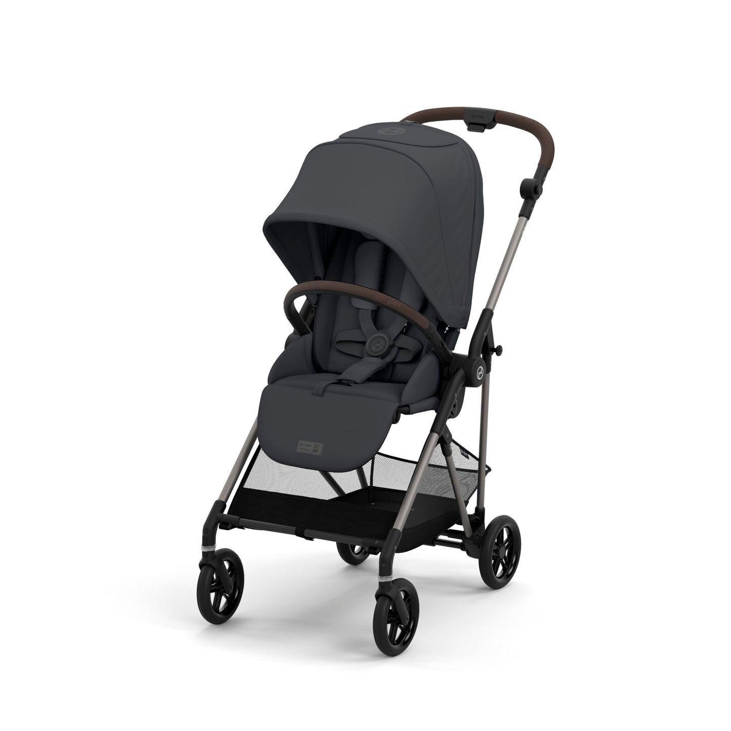עגלת תינוק משולבת Melio 2 בצבע Monument Grey אפור