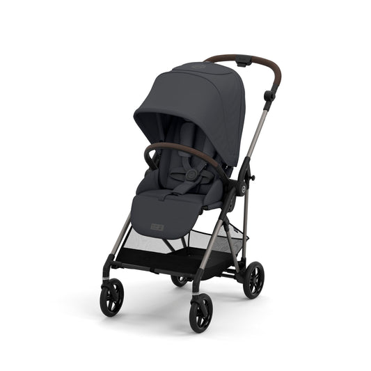 עגלת תינוק משולבת Melio 2 בצבע Monument Grey אפור