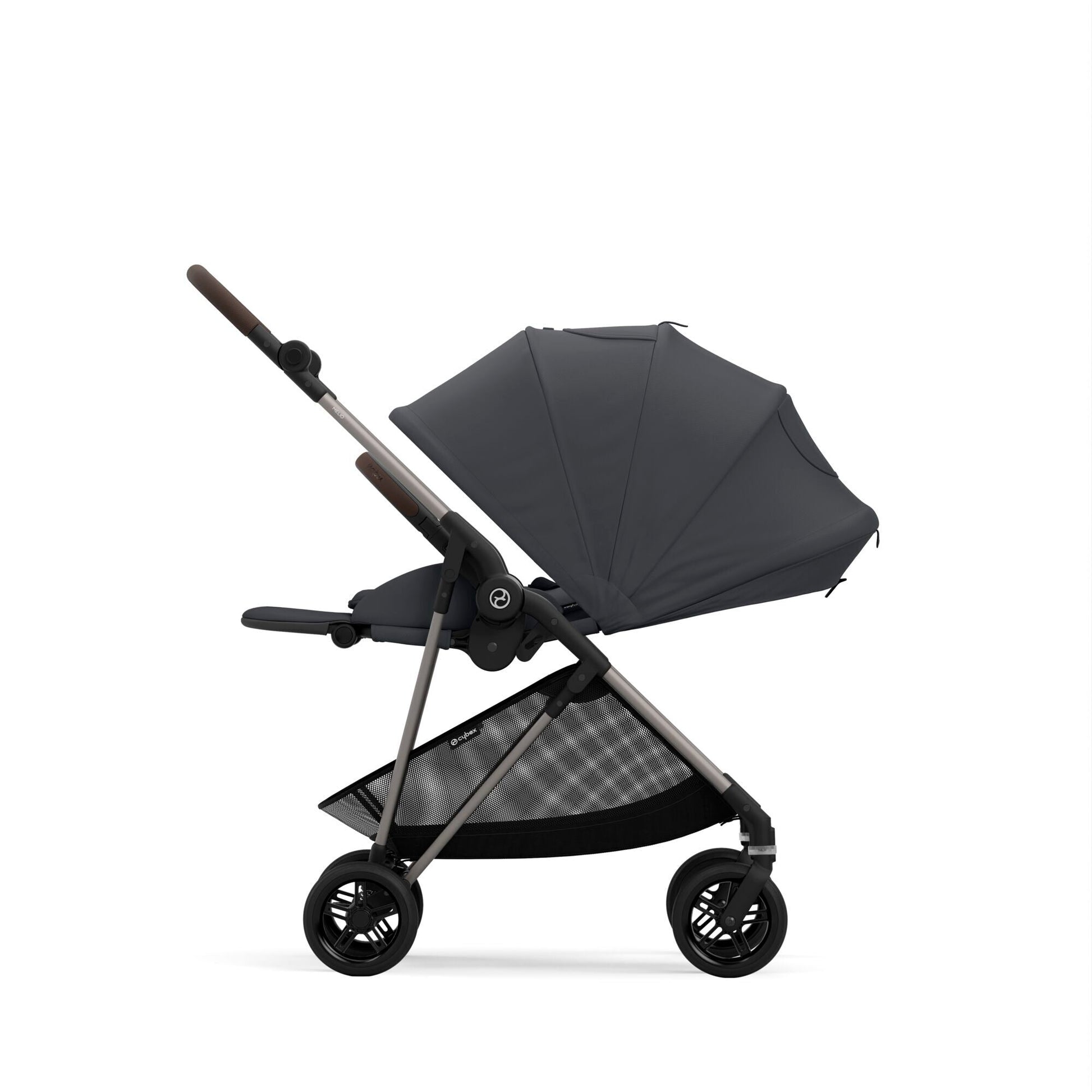 עגלת תינוק משולבת Melio 2 בצבע Monument Grey אפור