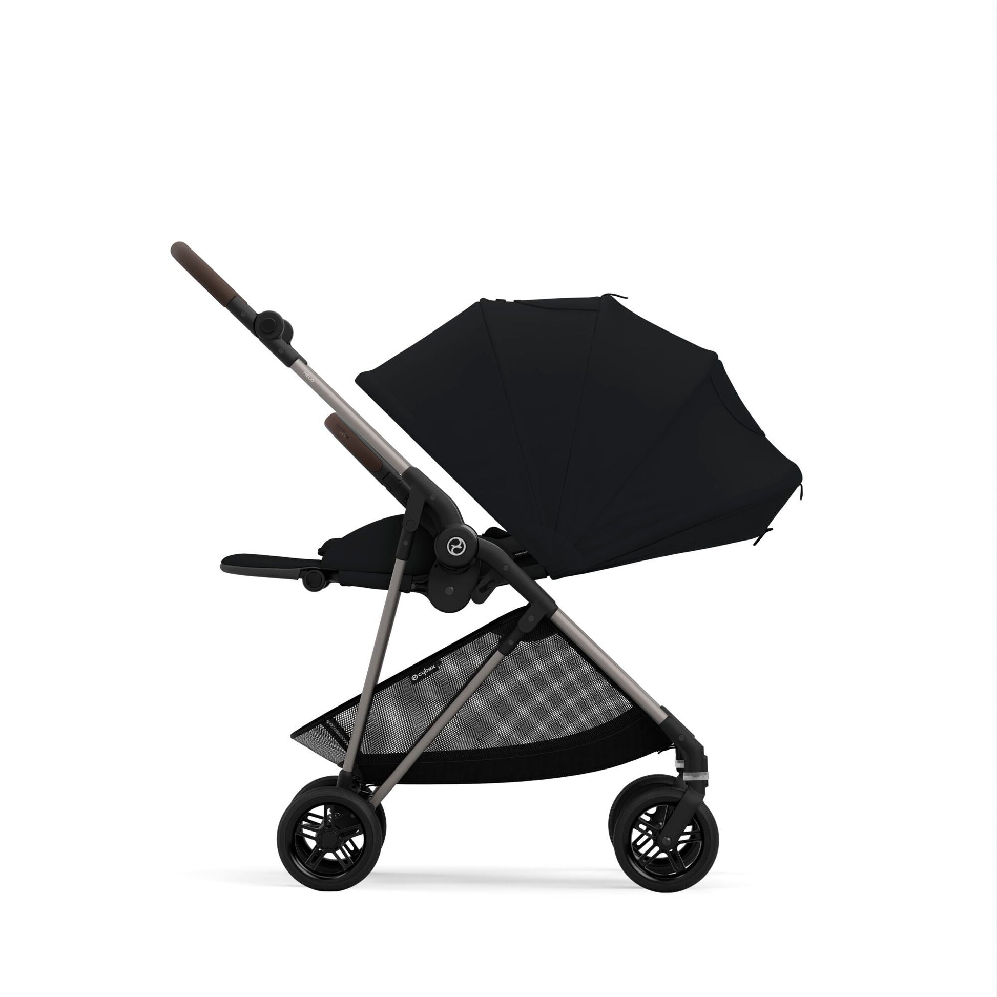 עגלת תינוק משולבת Melio 2 בצבע שחור Magic Black