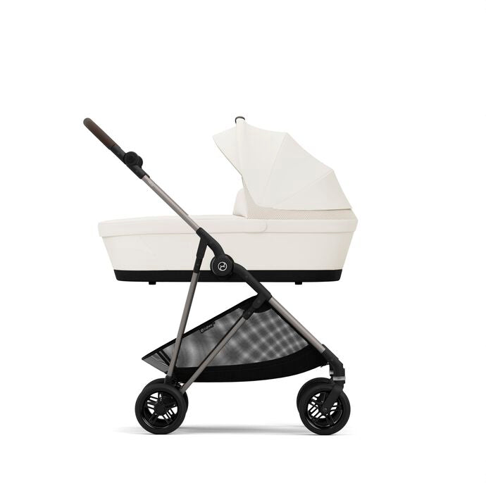 עגלת תינוק משולבת Melio 2 בצבע לבן Cotton White עם עריסה