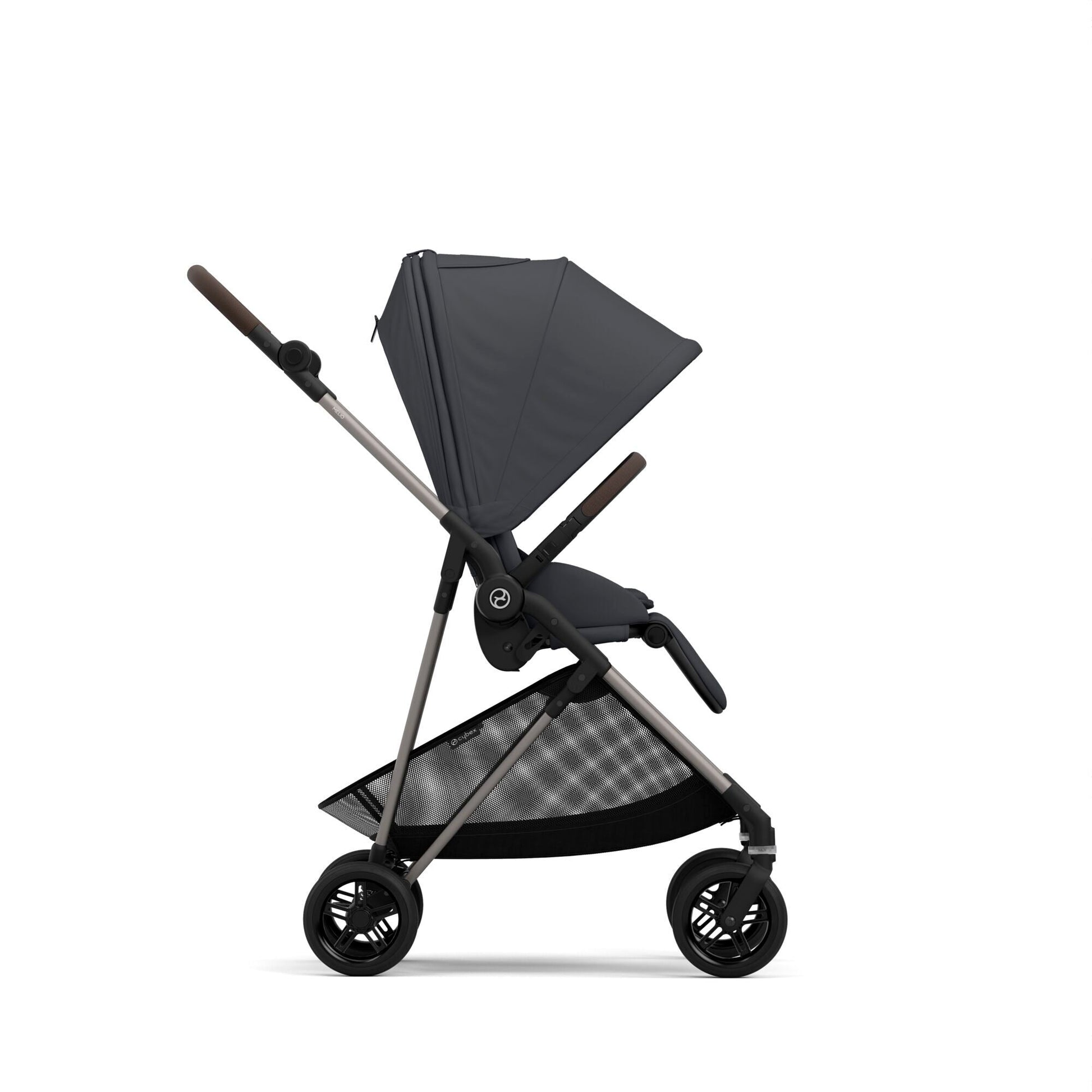 עגלת תינוק משולבת Melio 2 בצבע Monument Grey אפור