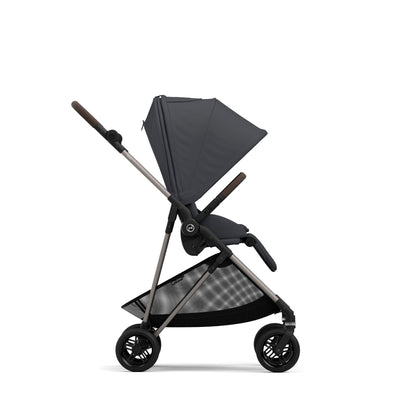 עגלת תינוק משולבת Melio 2 בצבע Monument Grey אפור