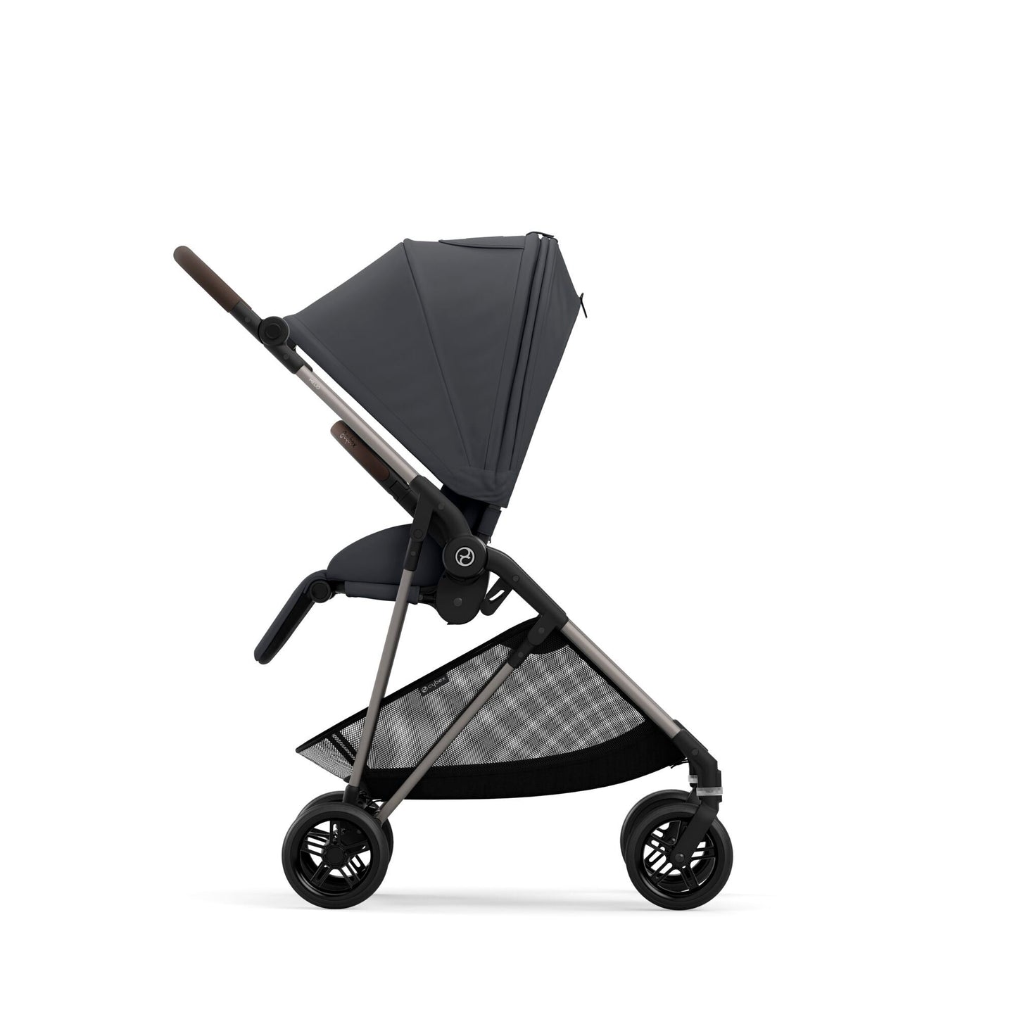 עגלת תינוק משולבת Melio 2 בצבע Monument Grey אפור