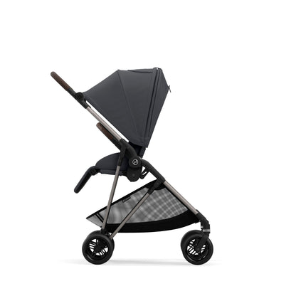 עגלת תינוק משולבת Melio 2 בצבע Monument Grey אפור