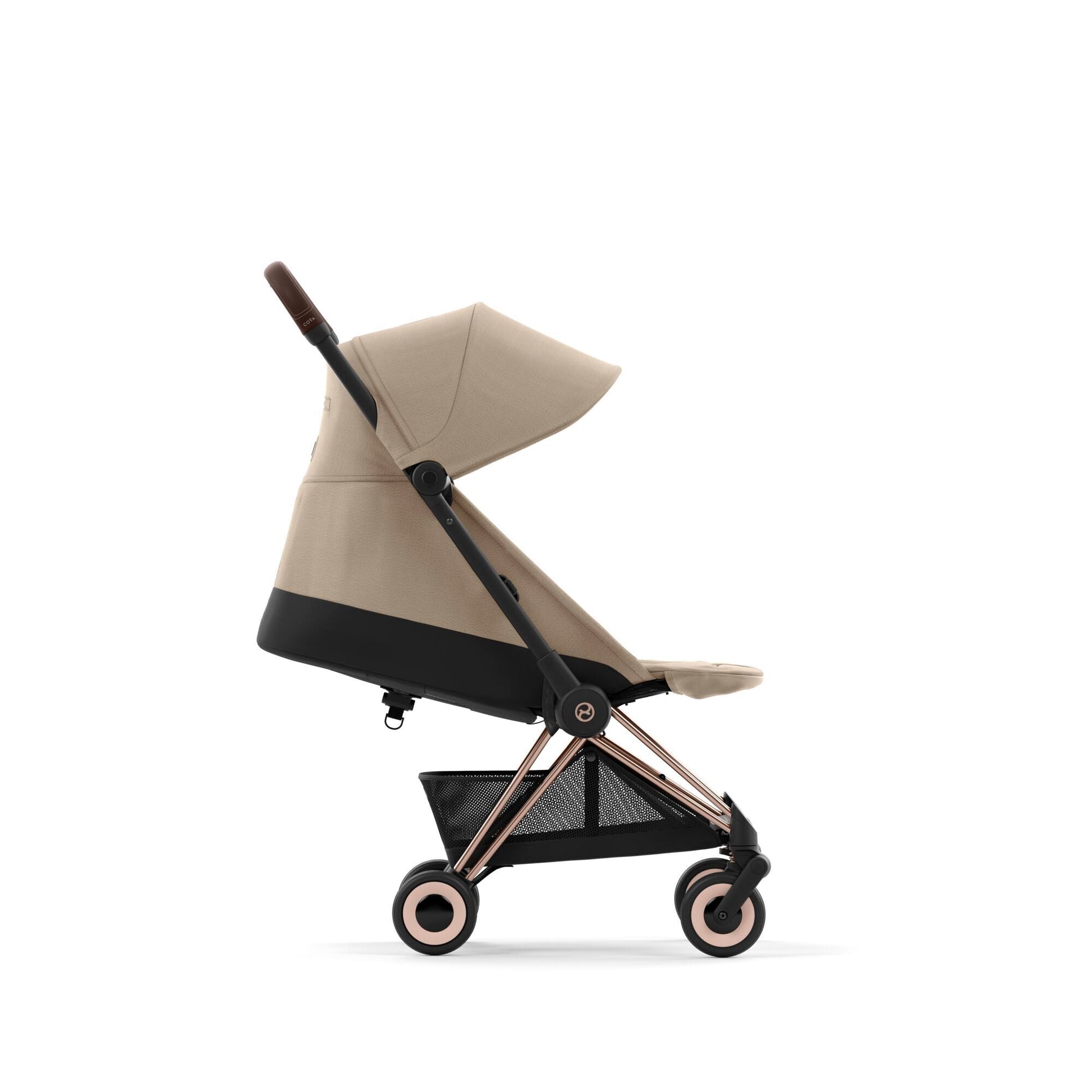 עגלת תינוק Coya רוזגולד Cozi Beige