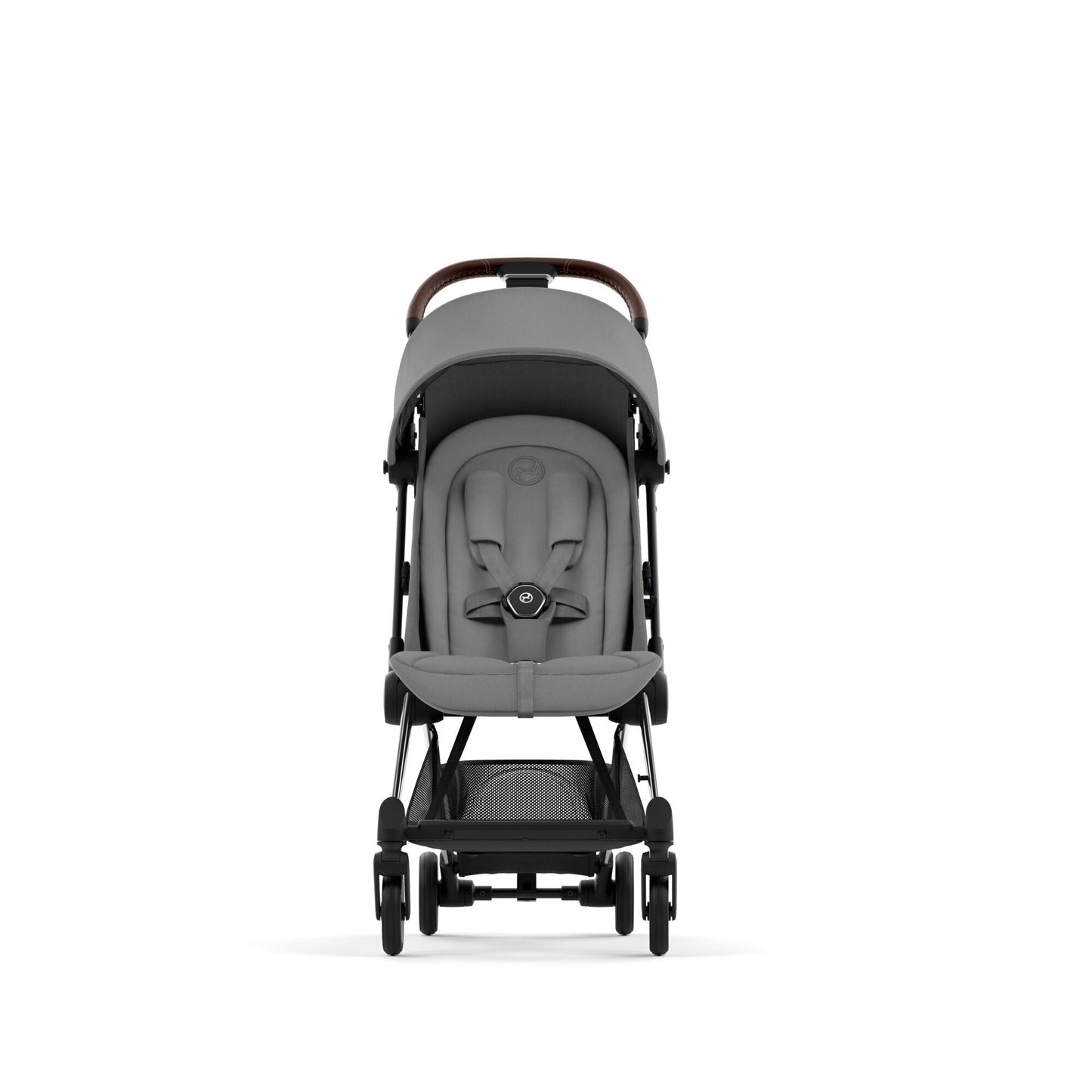 עגלת תינוק Coya כרום חום Mirage Grey