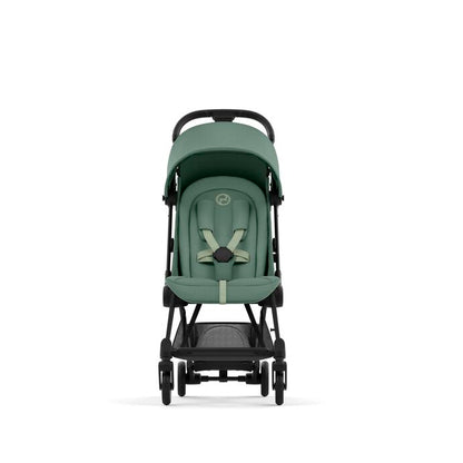 עגלת תינוק Coya שחור מט leaf green