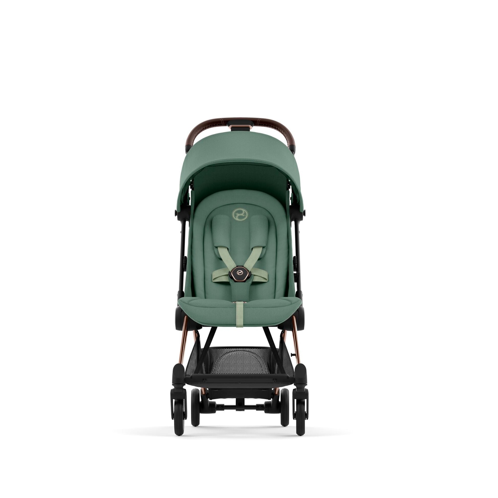 עגלת תינוק Coya רוזגולד Leaf Green