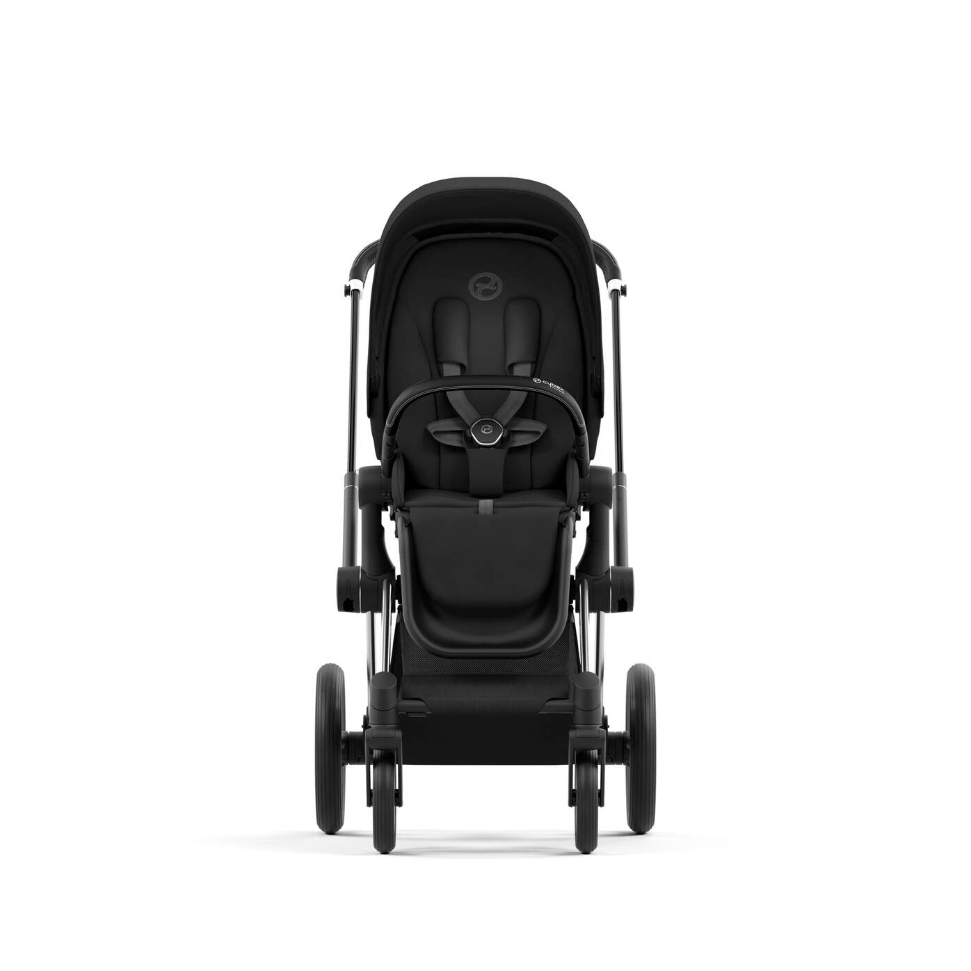 עגלת תינוק Priam 4 Sepia Black עם שלדה כרום שחור