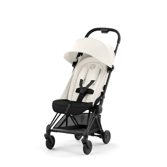 עגלת תינוק Coya שחור מט Off White