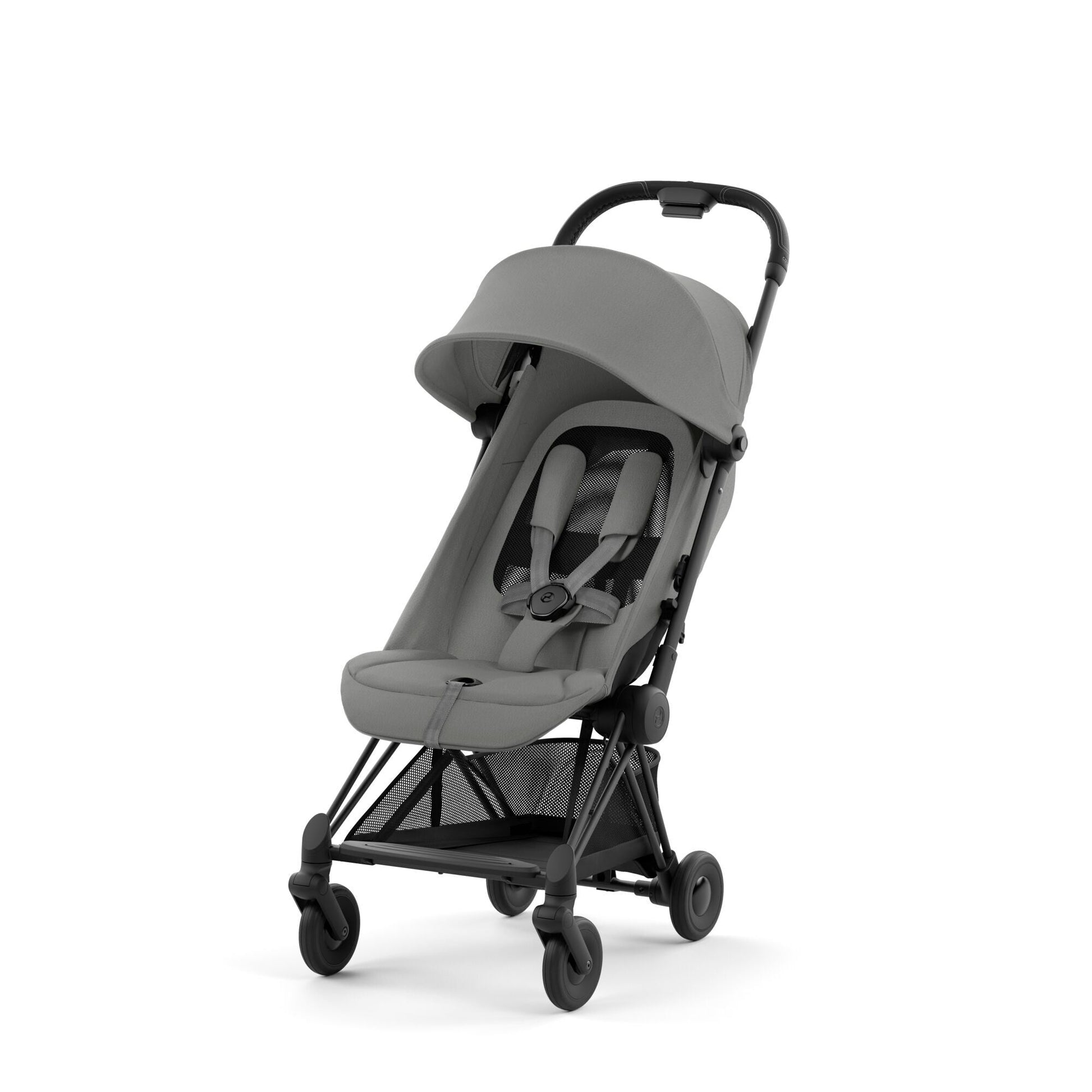 עגלת תינוק Coya שחור מט Mirage Grey