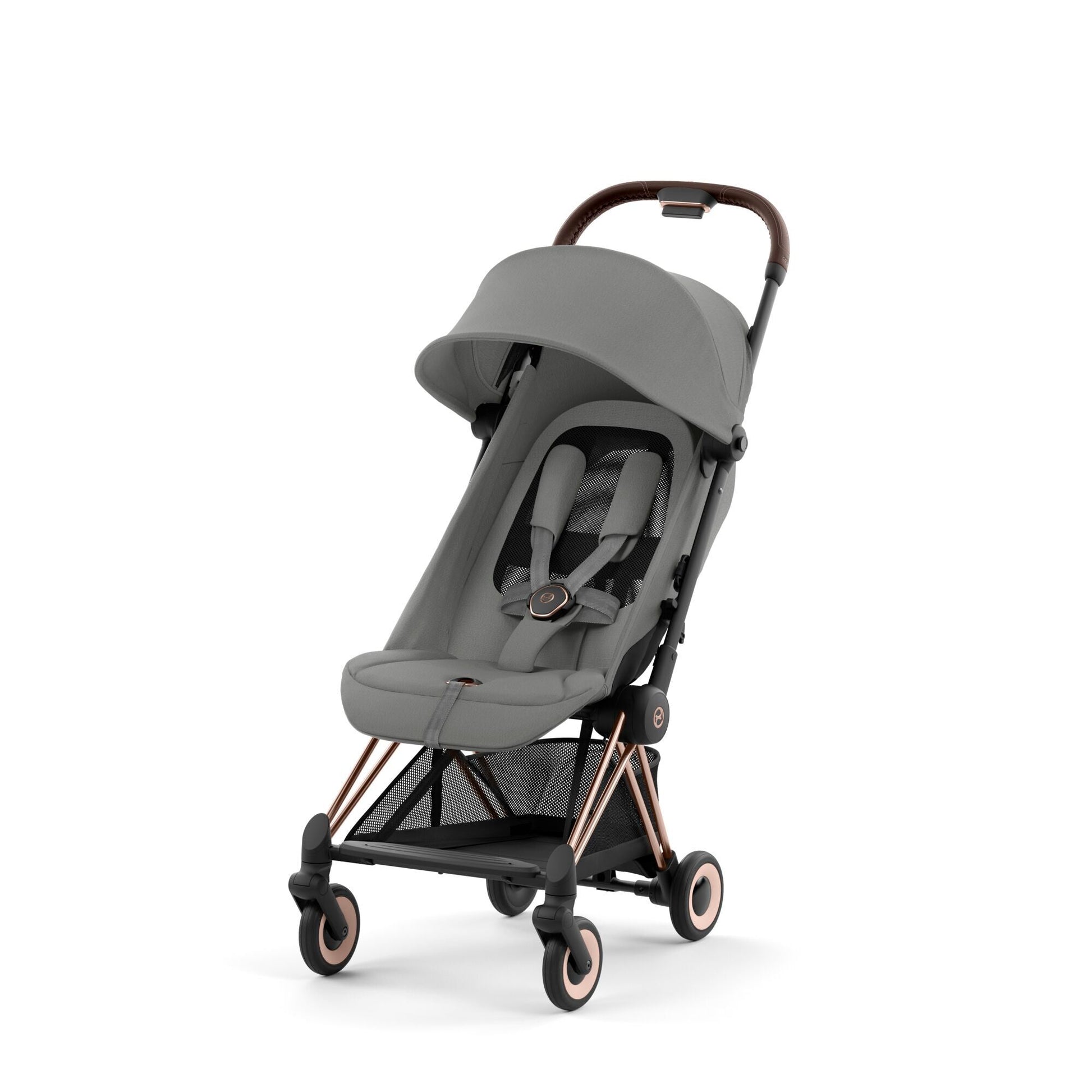 עגלת תינוק Coya רוזגולד Mirage Grey