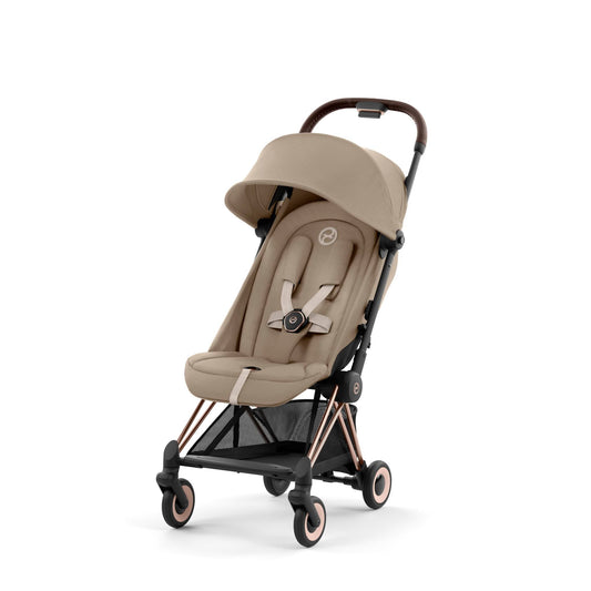 עגלת תינוק Coya רוזגולד Cozi Beige