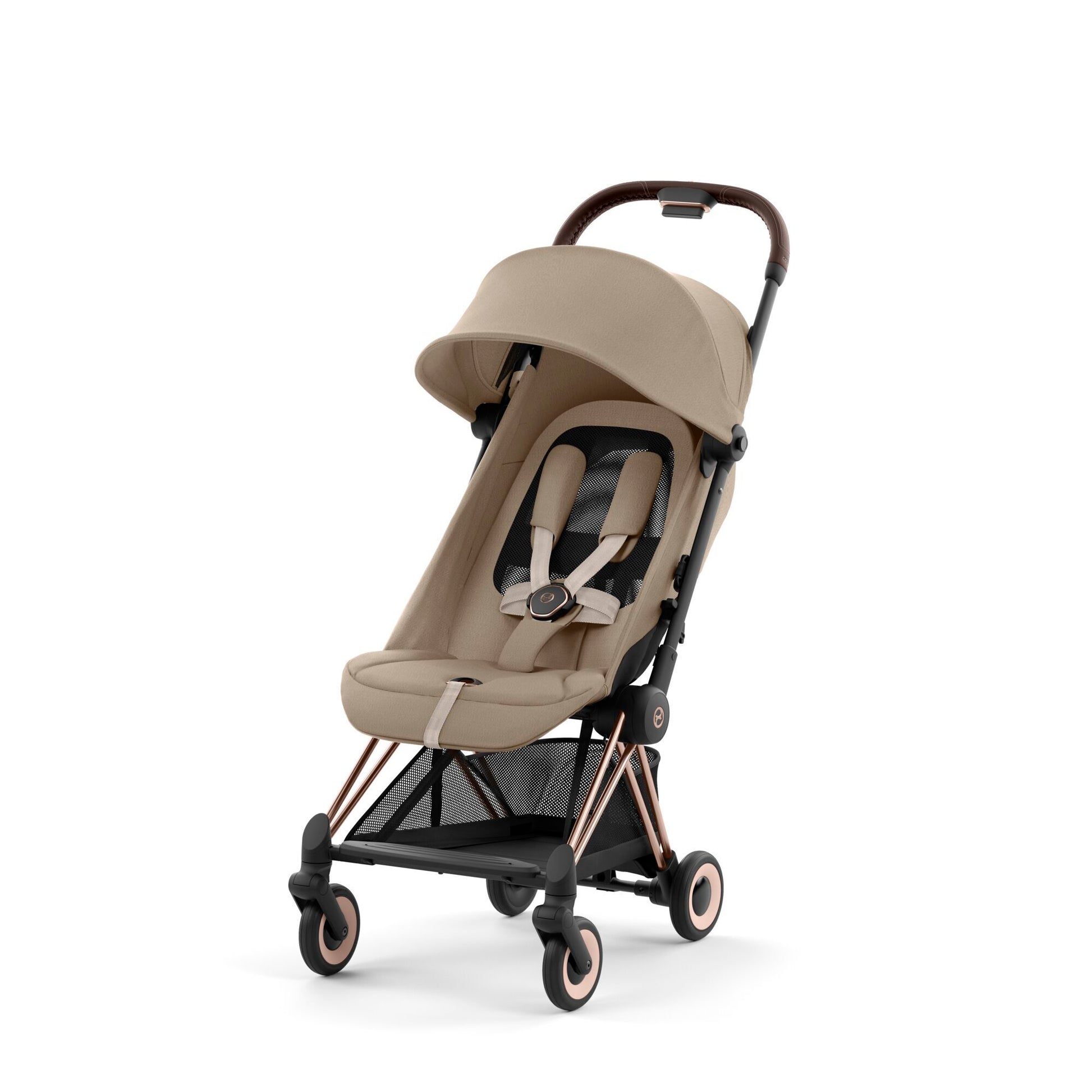 עגלת תינוק Coya רוזגולד Cozi Beige