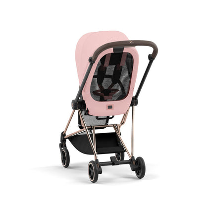 עגלת תינוק Mios 3 Peach Pink עם שלדה רוזגולד