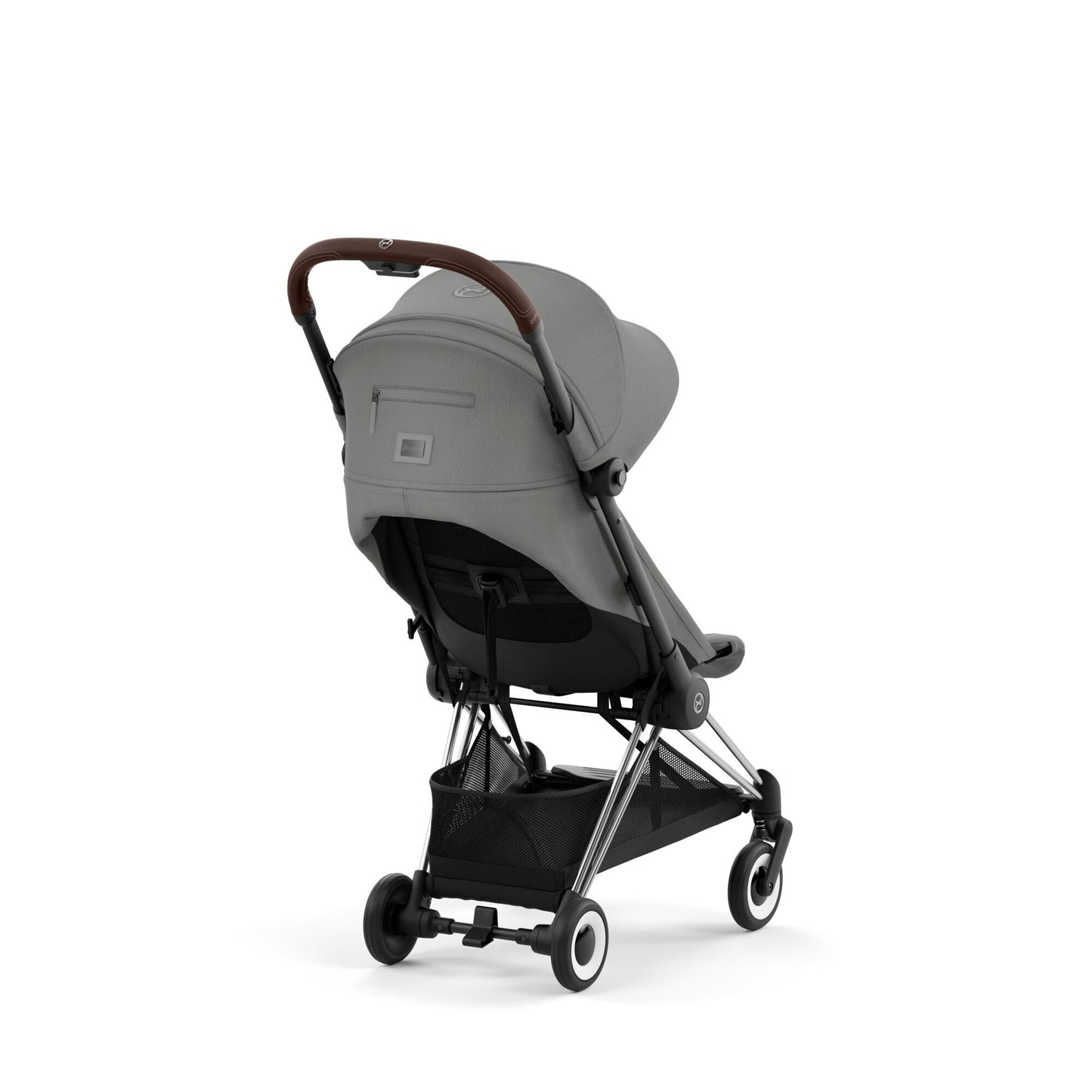 עגלת תינוק Coya כרום חום Mirage Grey