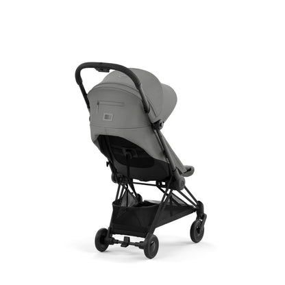 עגלת תינוק Coya שחור מט Mirage Grey