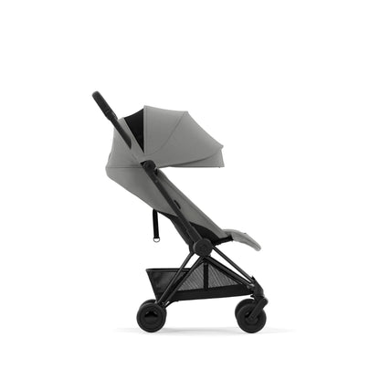 עגלת תינוק Coya שחור מט Mirage Grey
