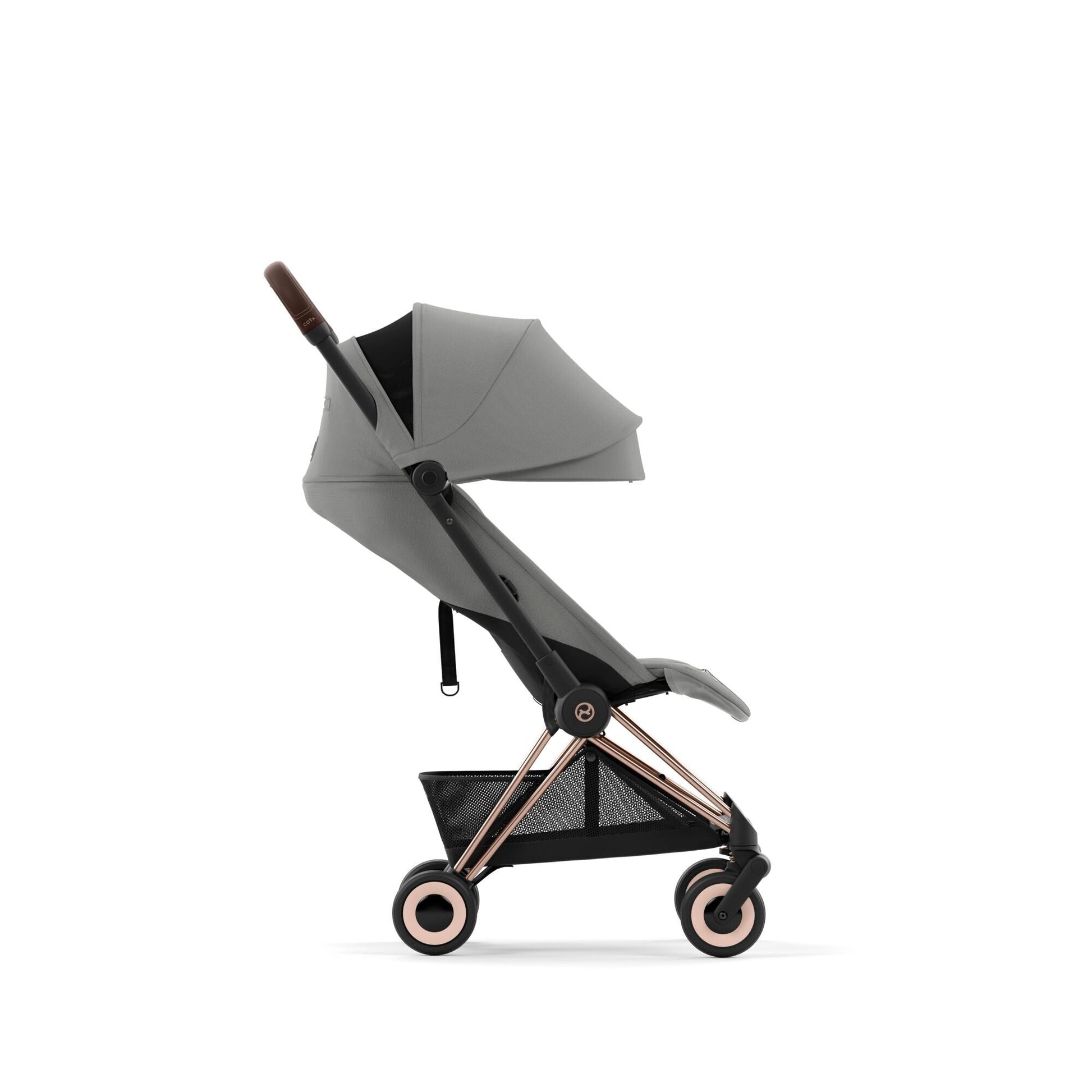 עגלת תינוק Coya רוזגולד Mirage Grey