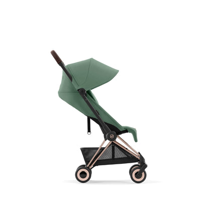 עגלת תינוק Coya רוזגולד Leaf Green