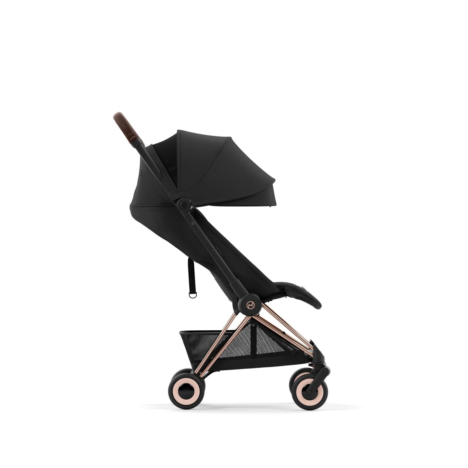 עגלת תינוק Coya רוזגולד sepia black