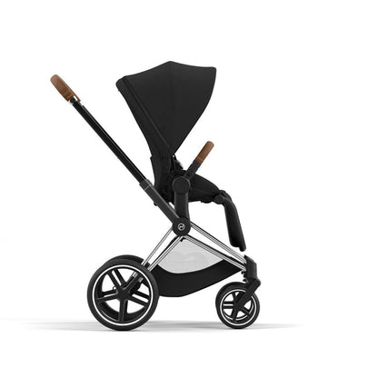 עגלת תינוק Priam 4 Sepia Black עם שלדה כרום חום
