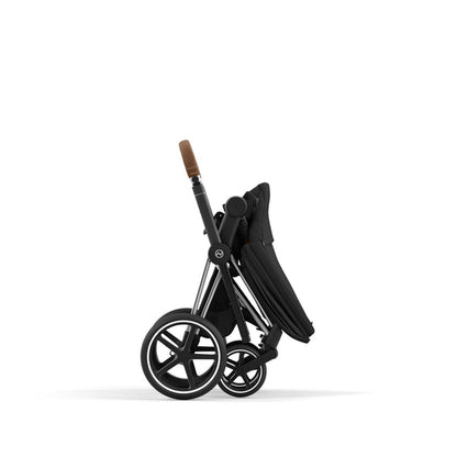 עגלת תינוק Priam 4 Sepia Black עם שלדה כרום חום