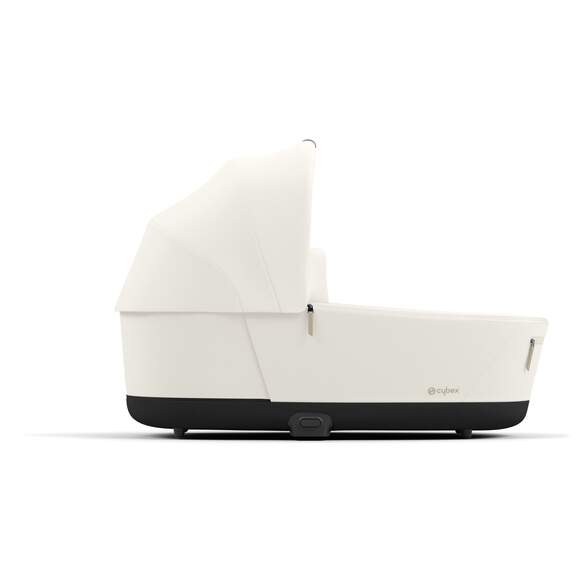 עגלת תינוק Priam 4 Off White עם שלדה שחור מט