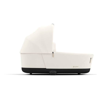עגלת תינוק Priam 4 Off White עם שלדה שחור מט