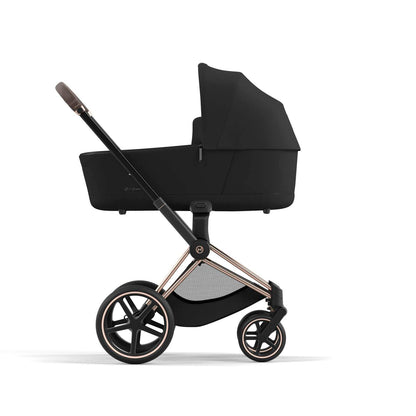עגלת תינוק Priam 4 Sepia Black עם שלדה רוזגולד