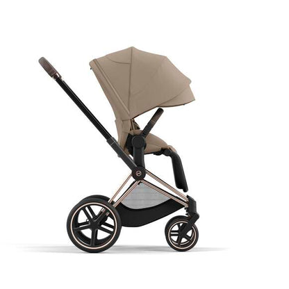 e-Priam עגלת תינוק חשמלית Cozy Beige רוזגולד