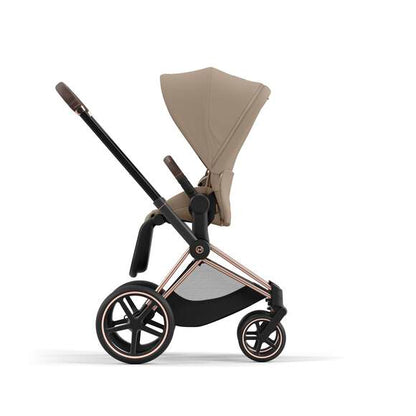 e-Priam עגלת תינוק חשמלית Cozy Beige רוזגולד