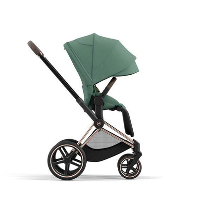e-Priam עגלת תינוק חשמלית Leaf Green רוזגולד