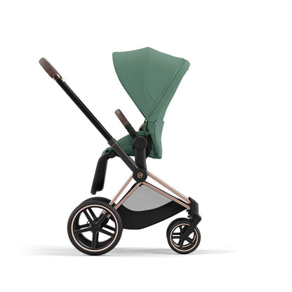 עגלת תינוק Priam 4 Leaf Green עם שלדה רוזגולד