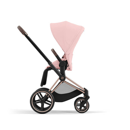 עגלת תינוק Priam 4 Peach Pink עם שלדה רוזגולד