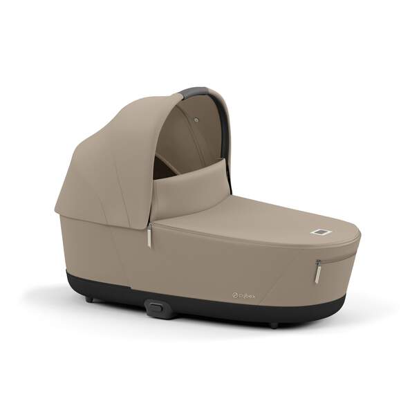 עגלת תינוק Priam 4 Cozy Beige עם שלדה שחור מט