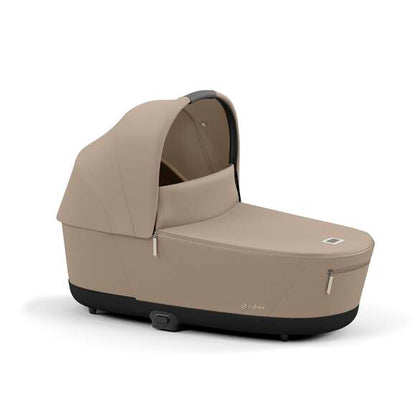 עגלת תינוק Priam 4 Cozy Beige עם שלדה שחור מט