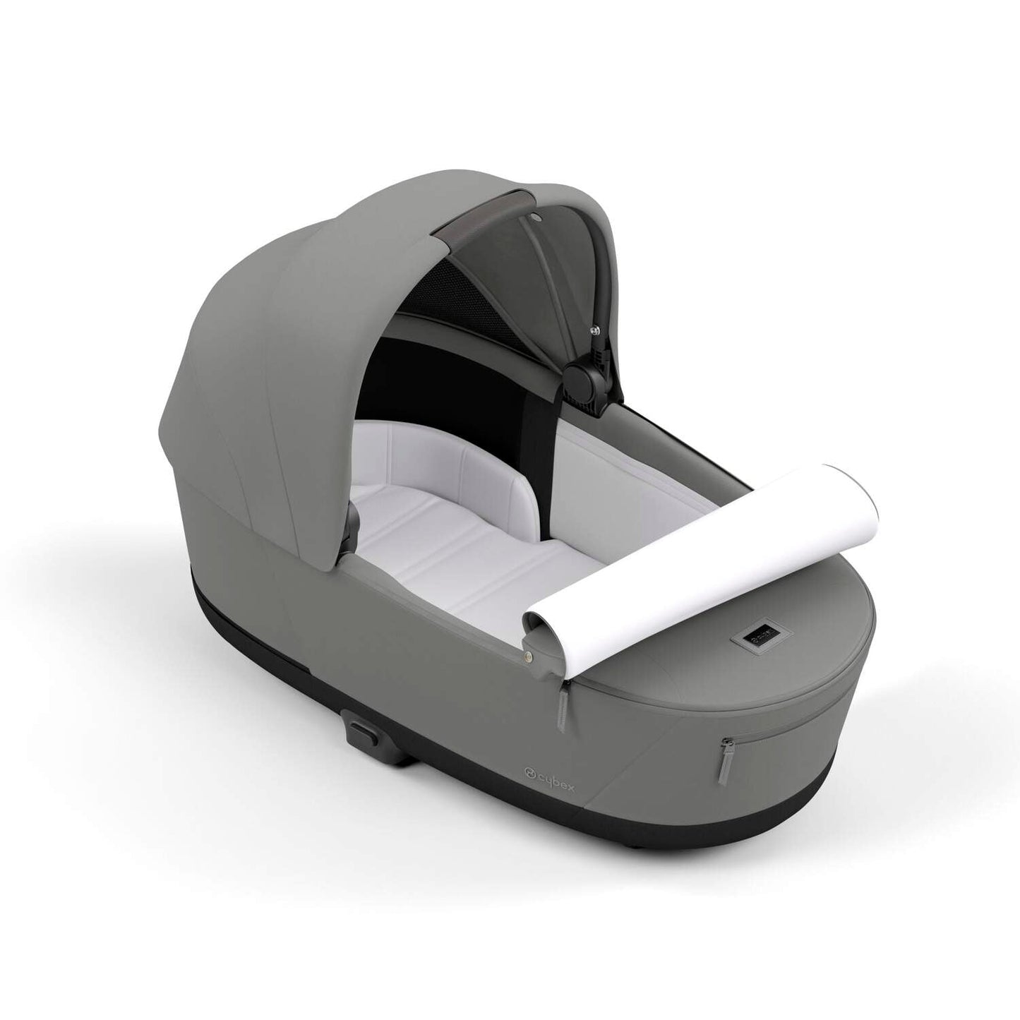 עגלת תינוק Priam 4 Mirage Grey עם שלדה כרום חום